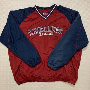 NBA Cleveland Cavaliers Pullover Jacket Men's 3XL Quarter Side Zip